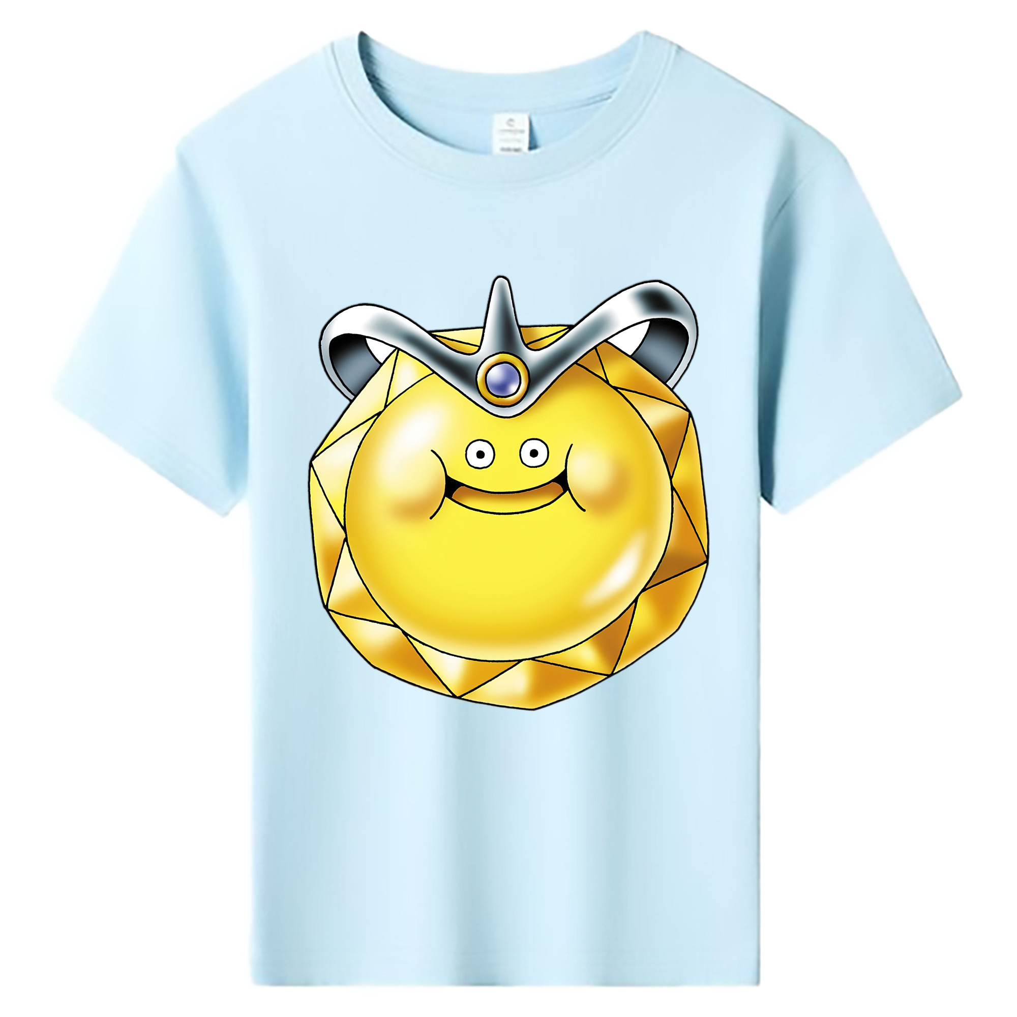 （画像用） ドラゴンクエスト Doragon Kuesuto Dragon Quest 綿100％キッズTシャツ（フロントプリント）